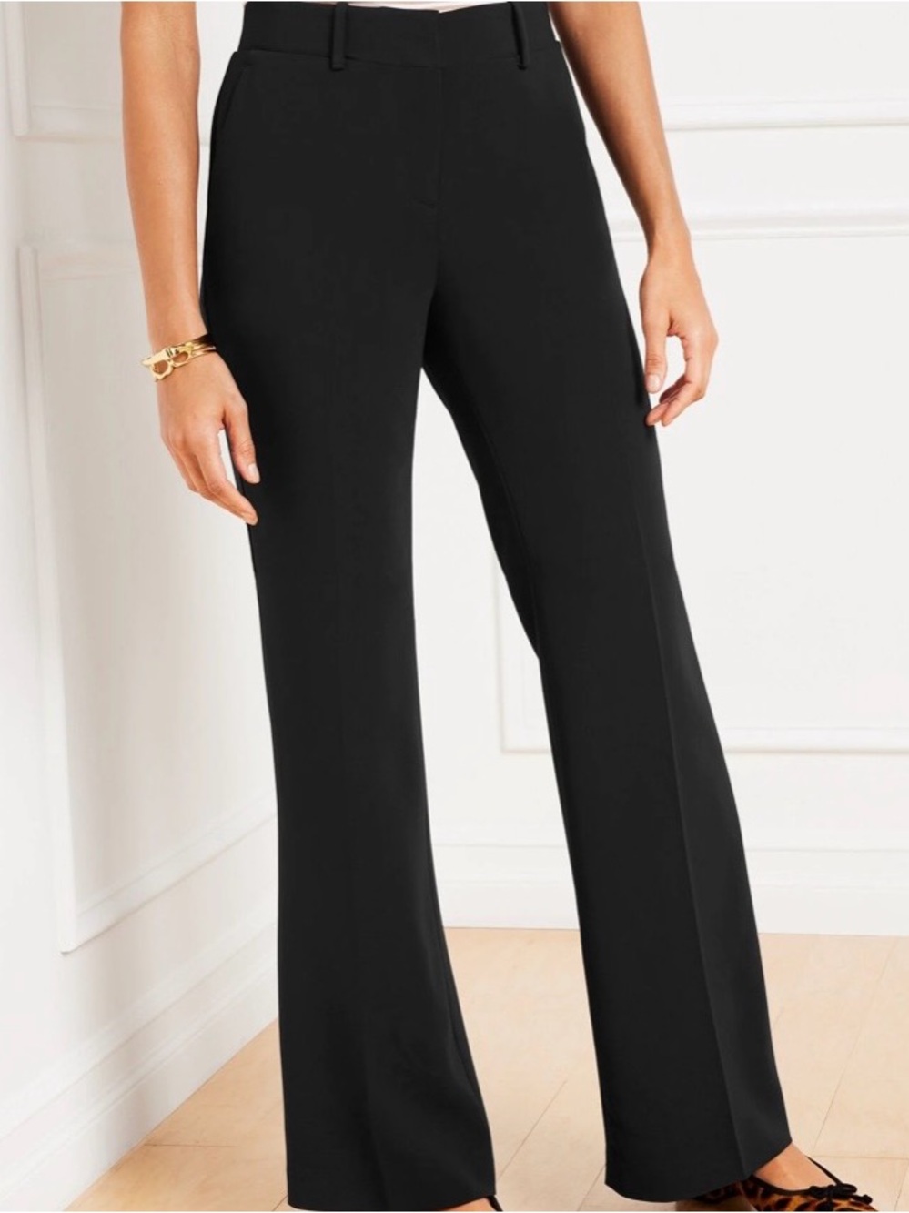NWT Talbots “Easy Travel Flare Leg Pants”